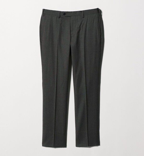 UNITED ARROWS green label relaxing「GLR CLOTH フラノ無地 アジャスター NP スラックス -ストレッチ-」|スラックス|