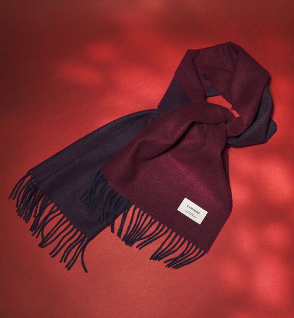 UNITED ARROWS green label relaxing「カシミヤ 100 リバー マフラー」|マフラー|WINE