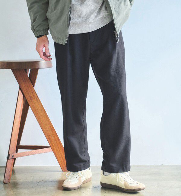 UNITED ARROWS green label relaxing「ウォッシャブル フラノ パターン W2 イージーパンツ」|その他|NAVY