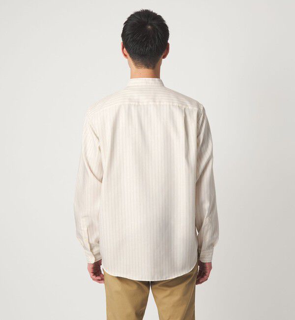 UNITED ARROWS green label relaxing「W/R オックスフォード バンドカラー 長袖 シャツ」|シャツ・ブラウス|