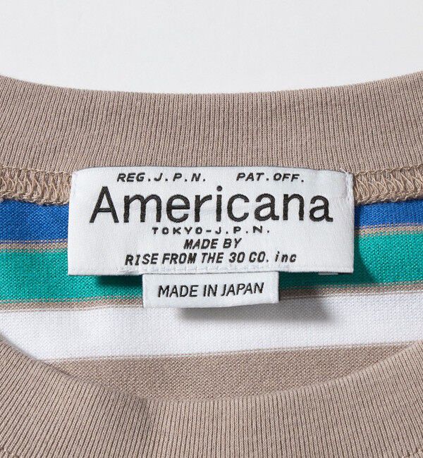 BEAUTY&YOUTH UNITED ARROWS「＜Americana＞マルチボーダー スリーブレス トップス/ベージュ」|Tシャツ・カットソー|