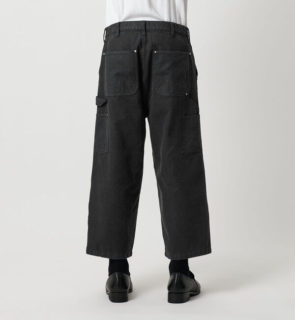 MONKEY TIME「ガーメントダイ ダック ダブルニー アンクル パンツ」|チノ|