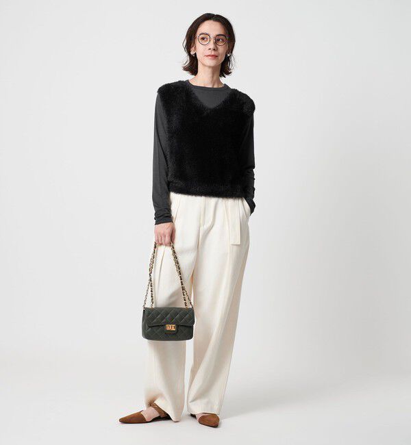 BEAUTY&YOUTH UNITED ARROWS「シャギーVネック ニットベスト」|ベスト・ジレ|