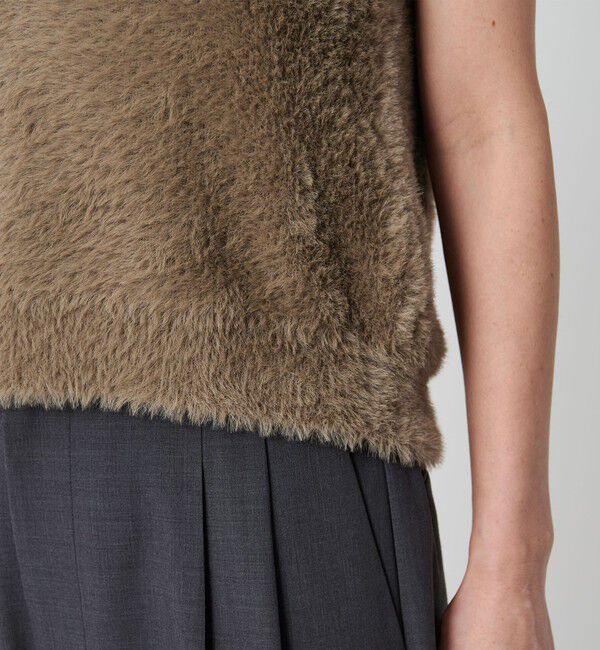 BEAUTY&YOUTH UNITED ARROWS「シャギーVネック ニットベスト」|ベスト・ジレ|