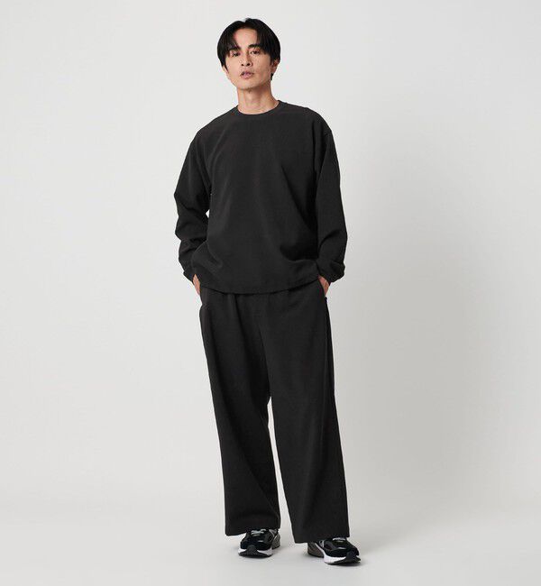BEAUTY&YOUTH UNITED ARROWS「DUAL PACK 2.0 ワイド オフィサーパンツ -セットアップ対応 ウォッシャブル マルチ機能-」|チノ|