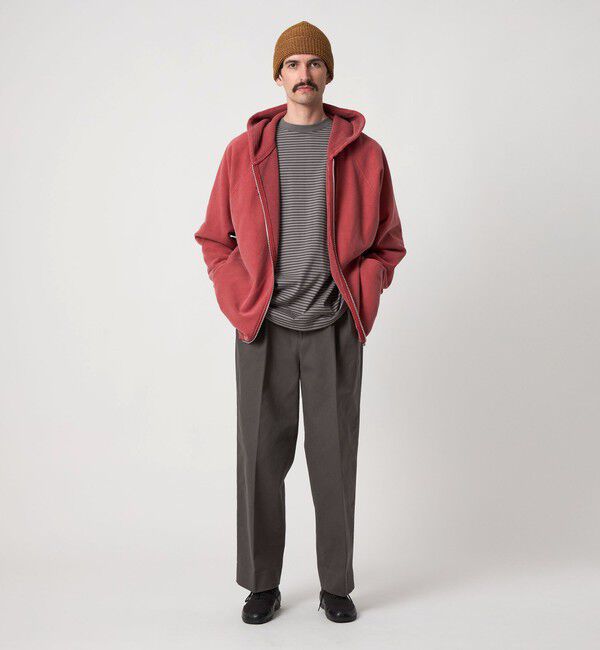 STEVEN ALAN「＜Steven Alan＞ ドリル インツープリーツ ドレス トラウザーズ」|チノ|