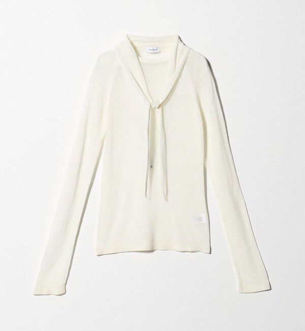 ATTISESSION「＜ATTISESSION＞メッシュ タイ ニット トップス」|ニット・セーター|