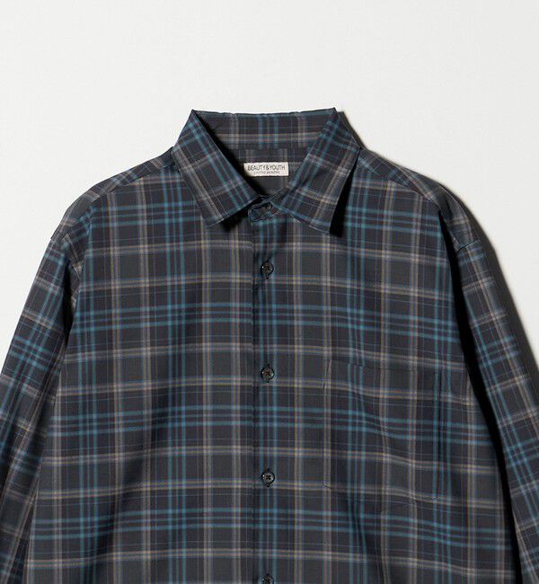 BEAUTY&YOUTH UNITED ARROWS「尾州 TW チェック レギュラーシャツ  FORM TAPERD型 ウォッシャブル MADE IN JAPAN」|シャツ・ブラウス|