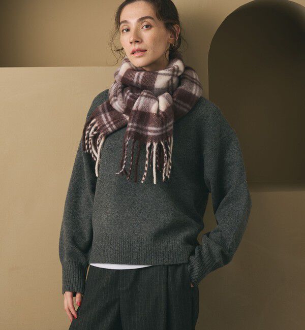 BEAUTY&YOUTH UNITED ARROWS「ウールカシミヤ アクア クルーネックニット」|ニット・セーター|