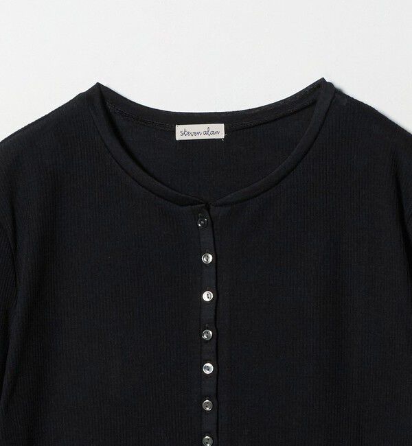 STEVEN ALAN「＜Steven Alan＞ウール リブ ヘンリーネック プルオーバー」|Tシャツ・カットソー|