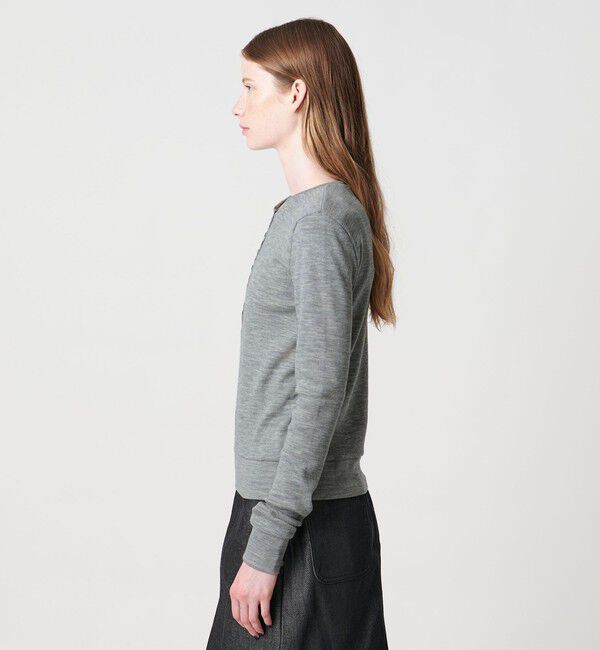 STEVEN ALAN「＜Steven Alan＞ウール リブ ヘンリーネック プルオーバー」|Tシャツ・カットソー|