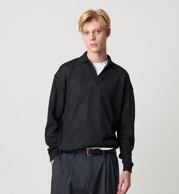 BEAUTY&YOUTH UNITED ARROWS「ペイパー アゼ スキッパー ニット」|ニット・セーター|