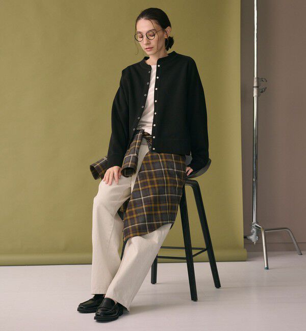 BEAUTY&YOUTH UNITED ARROWS「ダブルフェイス リングボタンカーディガン2 ウォッシャブル」|カーディガン|