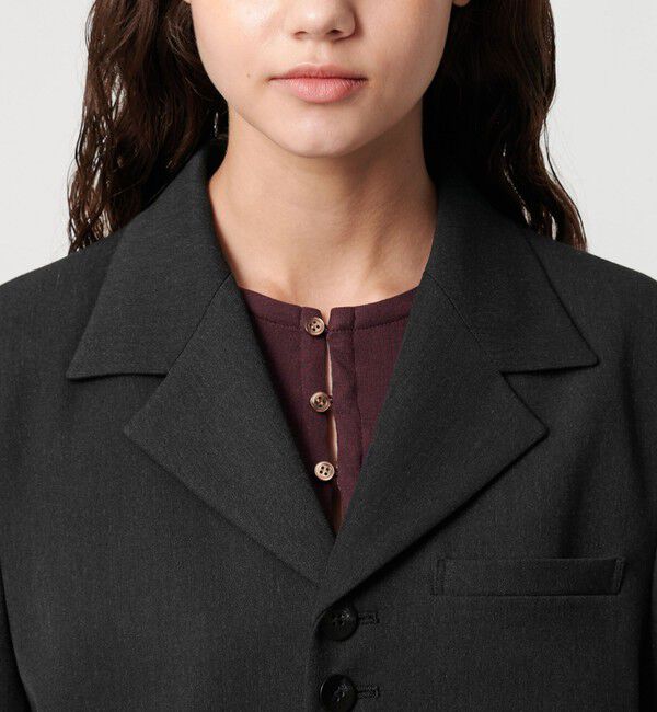 ATTISESSION「＜ATTISESSION＞タイ シャツスリーブ ジャケット 2WAY」|テーラードジャケット|