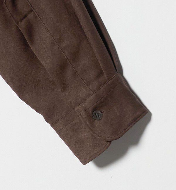 BEAUTY&YOUTH UNITED ARROWS「スエード タッチ レギュラー シャツ FORM型」|シャツ・ブラウス|
