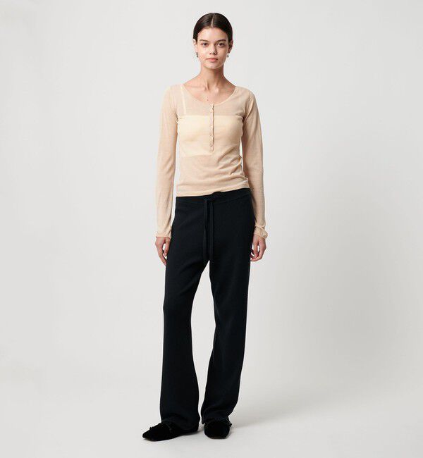 ATTISESSION「＜ATTISESSION＞ヘンリーネック プルオーバー トップス」|ニット・セーター|