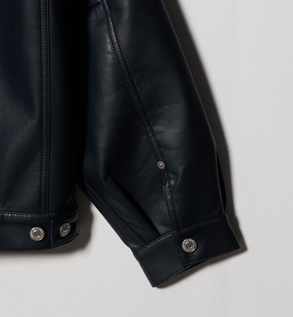 California General Store「＜CGS.＞レザーライク Gジャケット」|ブルゾン・スタジャン|