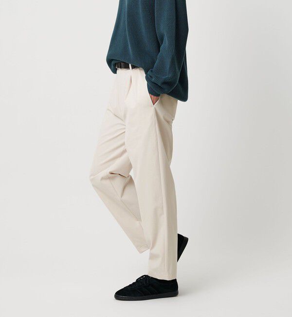 BEAUTY&YOUTH UNITED ARROWS「ユーティリティ1P TP リラックス イージーパンツ 撥水機能 ストレッチ」|チノ|