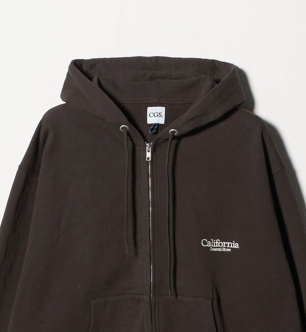 California General Store「＜CGS.＞オーガニックコットン ジップ フーディー スウェット」|パーカー|
