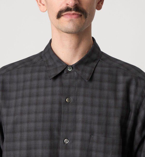 STEVEN ALAN「＜Steven Alan＞ ネル  オンブレー チェック レギュラーカラー シャツ NARROW」|シャツ・ブラウス|