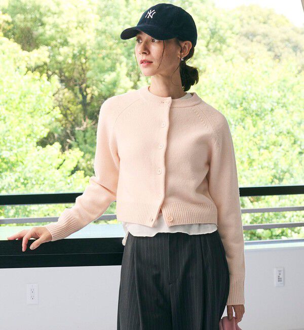 BEAUTY&YOUTH UNITED ARROWS「ウールニット ショートカーディガン」|カーディガン|LT.PINK