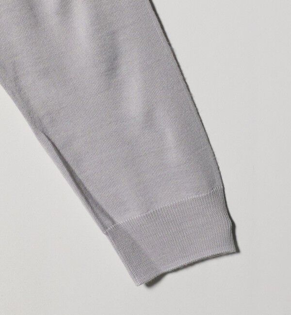 BEAUTY&YOUTH UNITED ARROWS「【WEB限定 WARDROBE SMART】マシーンウォッシャブル ウールミックス ジャケット クルーネック」|ニット・セーター|