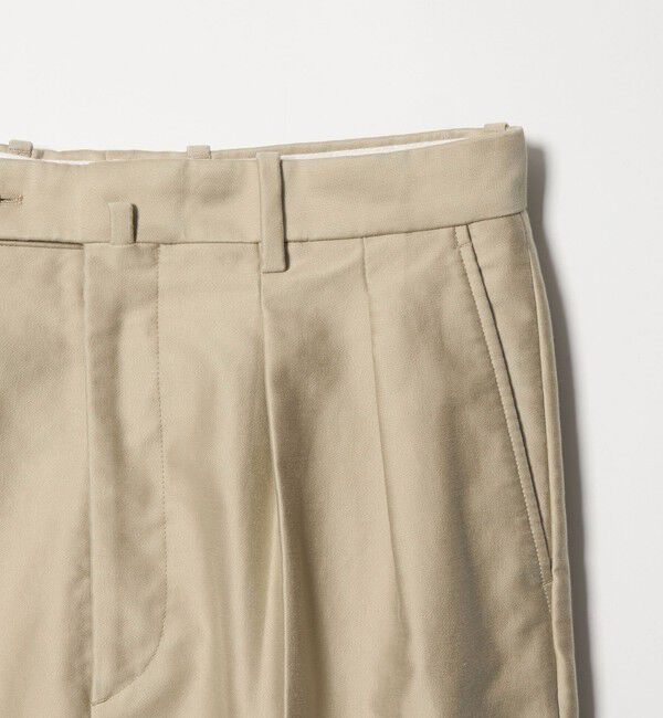 STEVEN ALAN「＜Steven Alan＞ カベ モールスキン インツープリーツ ドレス トラウザーズ」|チノ|