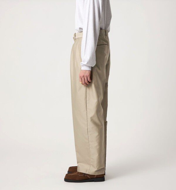 STEVEN ALAN「＜Steven Alan＞ カベ モールスキン インツープリーツ ドレス トラウザーズ」|チノ|