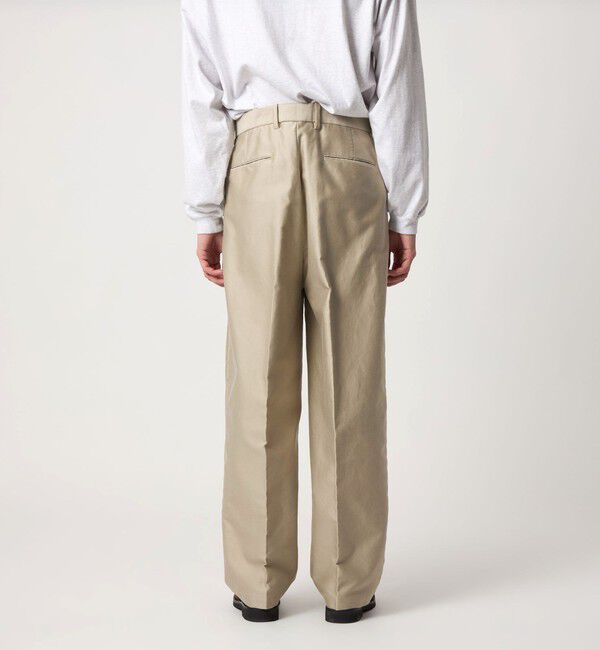 STEVEN ALAN「＜Steven Alan＞ カベ モールスキン インツープリーツ ドレス トラウザーズ」|チノ|