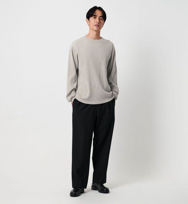 BEAUTY&YOUTH UNITED ARROWS「ハイゲージ ガスコットン サーマル クルーネック カットソー」|Tシャツ・カットソー|