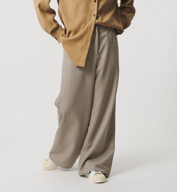 BEAUTY&YOUTH UNITED ARROWS「毛ブレンド ワイドフレアパンツ ウォッシャブル」|その他|