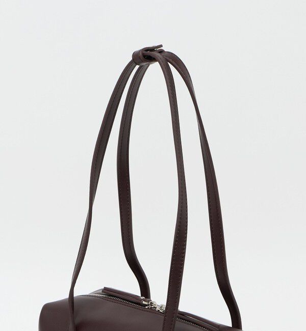 BEAUTY&YOUTH UNITED ARROWS「レザーライク ジップ スクエア ボストンバッグ」|ボストンバッグ|