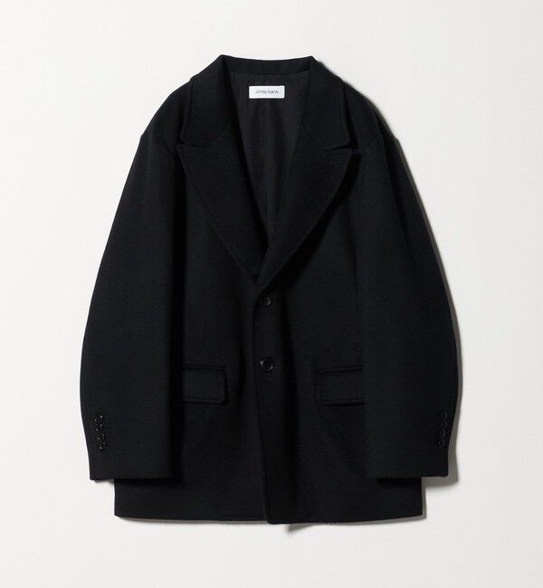 ATTISESSION「＜ATTISESSION＞ビーバー ビッグ コートジャケット」|テーラードジャケット|