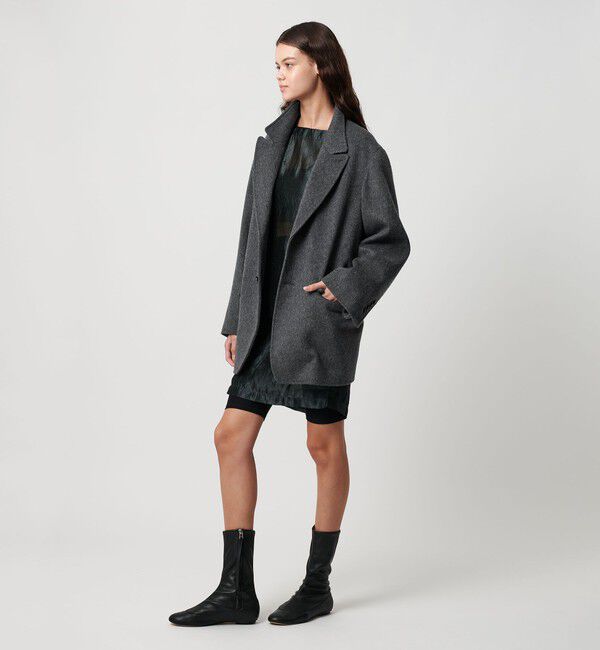 ATTISESSION「＜ATTISESSION＞ビーバー ビッグ コートジャケット」|テーラードジャケット|