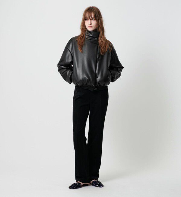 ATTISESSION「＜ATTISESSION＞レザーライク ブルゾン」|その他|