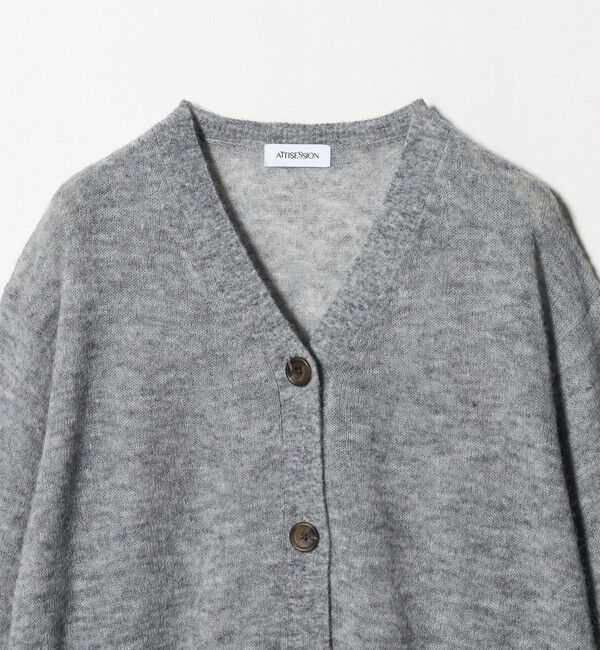 ATTISESSION「＜ATTISESSION＞Vネック カーディガン」|カーディガン|