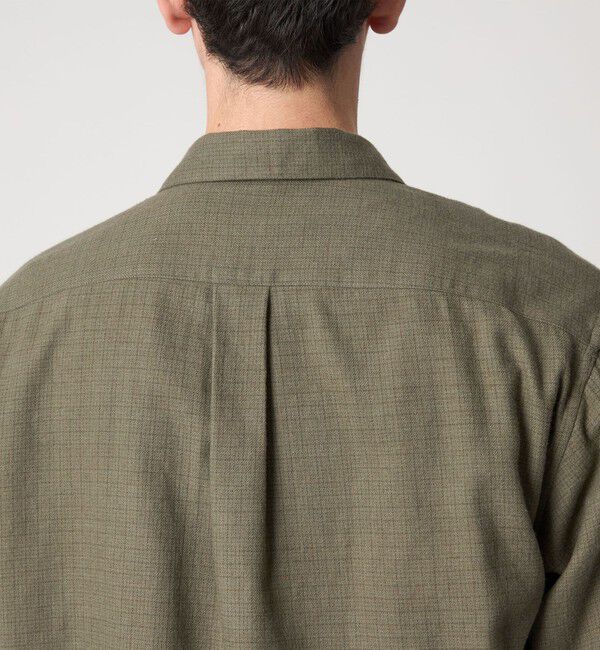 STEVEN ALAN「＜Steven Alan＞ ネル マイクロチェック オープンカラー シャツ BOX」|シャツ・ブラウス|