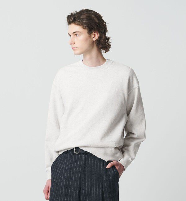 BEAUTY&YOUTH UNITED ARROWS「クラッシュ クルーネック スウェット」|Tシャツ・カットソー|