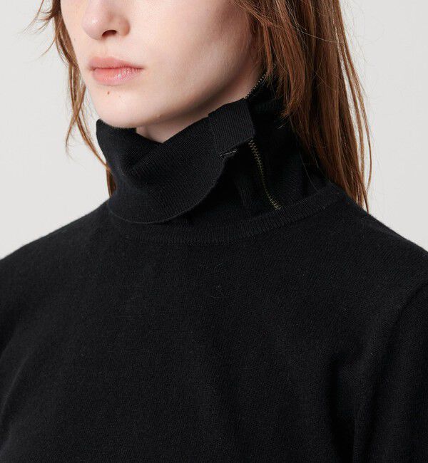 ATTISESSION「＜ATTISESSION＞ウールカシミヤ クルーネックニット＆ネックウォーマー」|ニット・セーター|