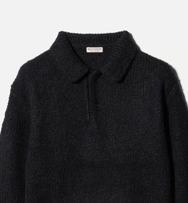 BEAUTY&YOUTH UNITED ARROWS「バブル ニット 2B ポロシャツ」|ニット・セーター|