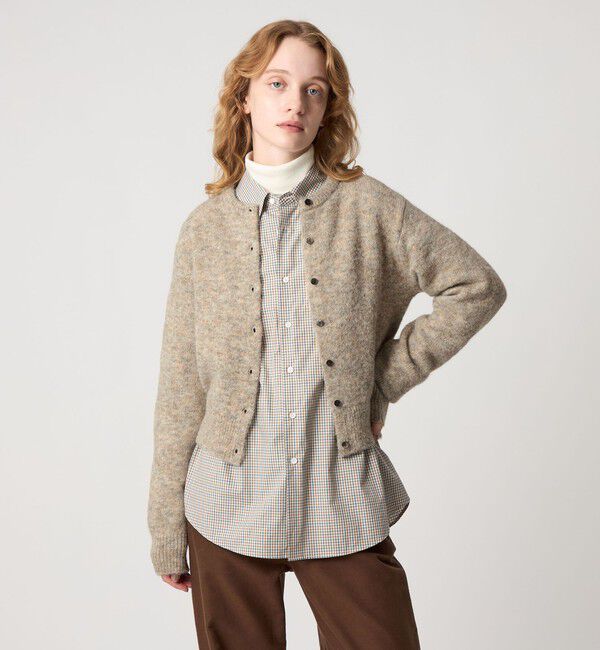 STEVEN ALAN「＜Steven Alan＞ショート ニット カーディガン」|カーディガン|BEIGE