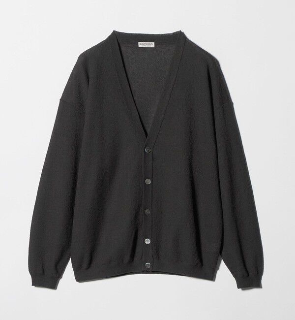 BEAUTY&YOUTH UNITED ARROWS「エアミラノ Vネック カーディガン ウォッシャブル 抗菌 防臭機能付き」|カーディガン|DK.GRAY