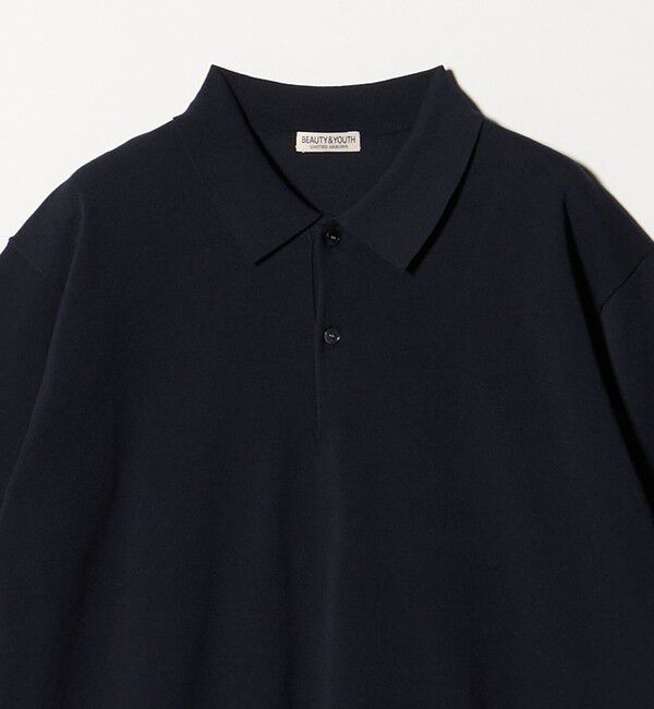 BEAUTY&YOUTH UNITED ARROWS「デオドラント ショートスリーブ ニットポロ 抗菌防臭 ウォッシャブル」|ニット・セーター|