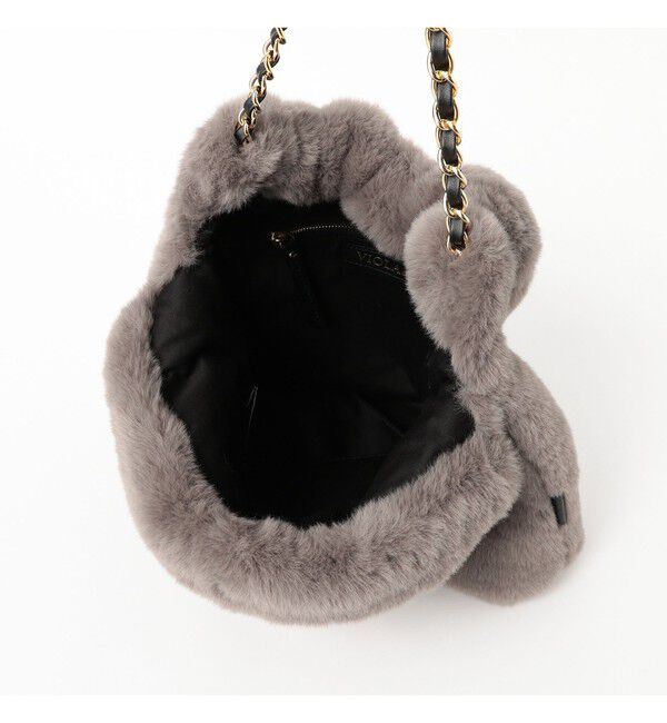 Demi-Luxe BEAMS 「VIOLAd&rsquo;ORO / エコファー チェーン バッグ」|トートバッグ|