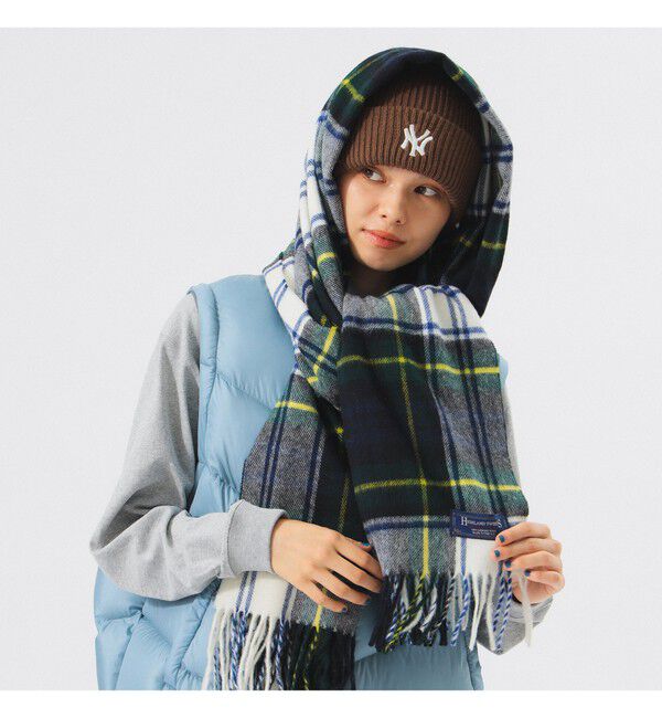 BEAMSBOY「HIGHLAND TWEEDS / チェック ストール 大」|マフラー|DRESS_GORDON