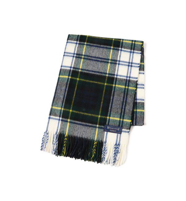 BEAMSBOY「HIGHLAND TWEEDS / チェック ストール 大」|マフラー|