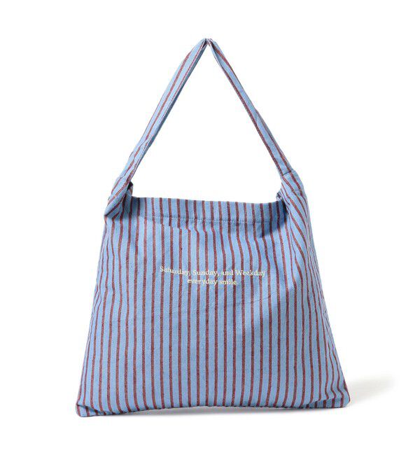 Ray BEAMS 「【WEB限定】beej / ワンショルダー バッグ ストライプ」|トートバッグ|