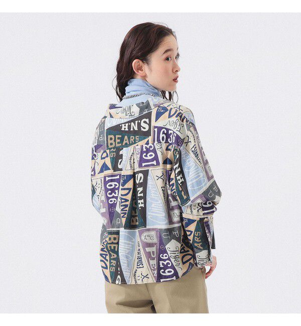 BEAMSBOY「ペナント プリント シャツ」|シャツ・ブラウス|