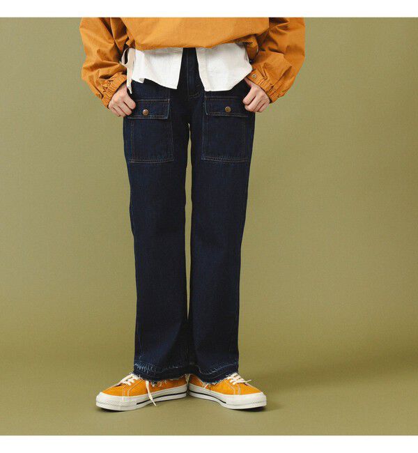 BEAMSBOY「デニム ブッシュ パンツ」|チノ|