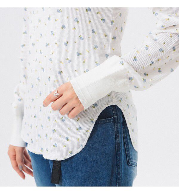 BEAMSBOY「フラワー サーマル パーカー」|Tシャツ・カットソー|